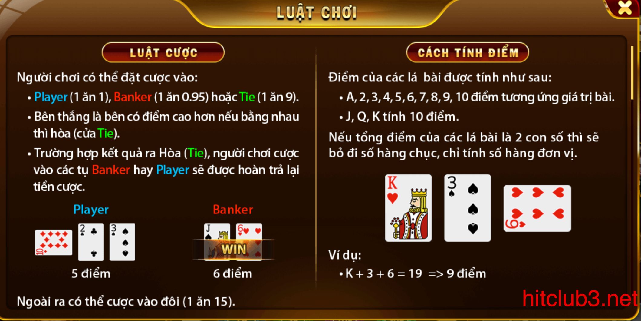 Những ưu điểm chỉ có tại Baccarat Kim Tài