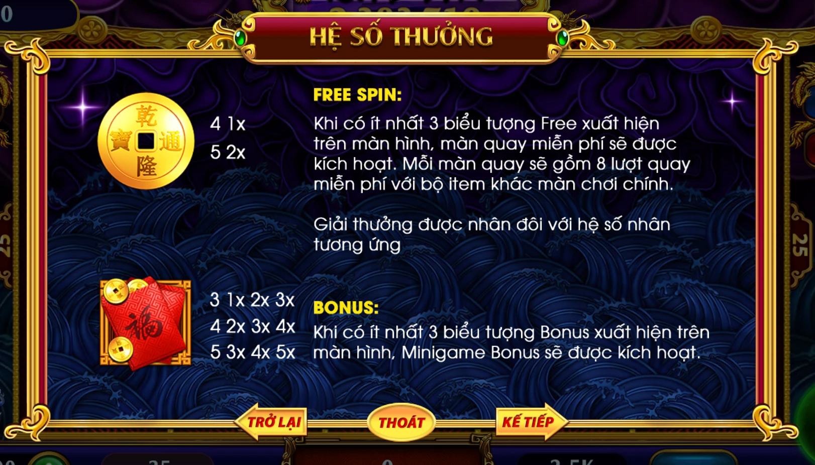 Chi tiết cách chơi kho báu ngũ long Hit Club