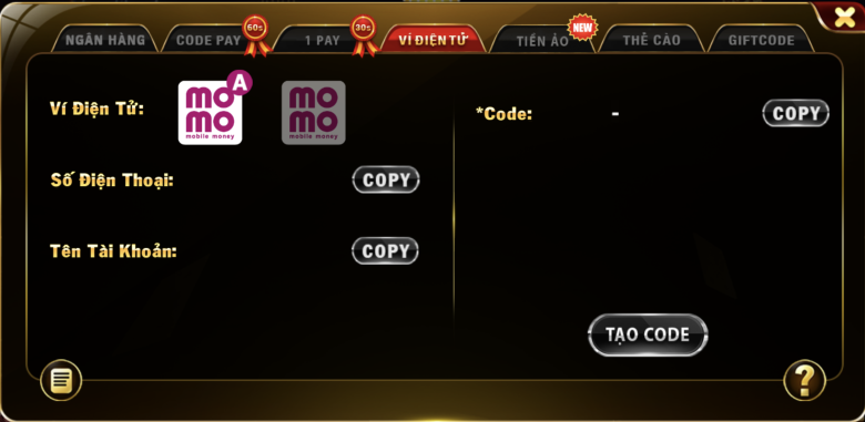 Ví điện tử momo rất thông dụng