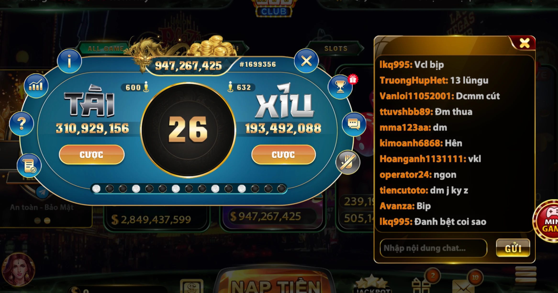 Tài xỉu Hit Club chưa bao giờ hết hot