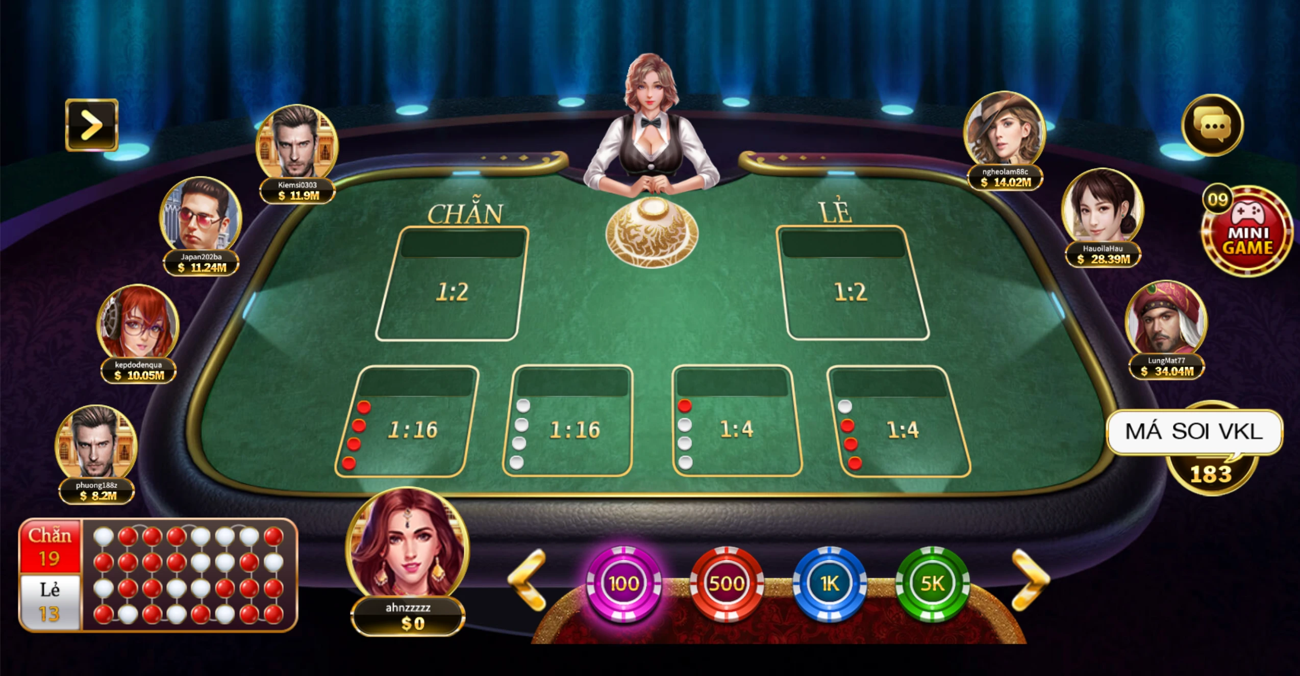 Xóc đĩa là trò chơi kiếm tiền nhanh nhất tại Hit Club