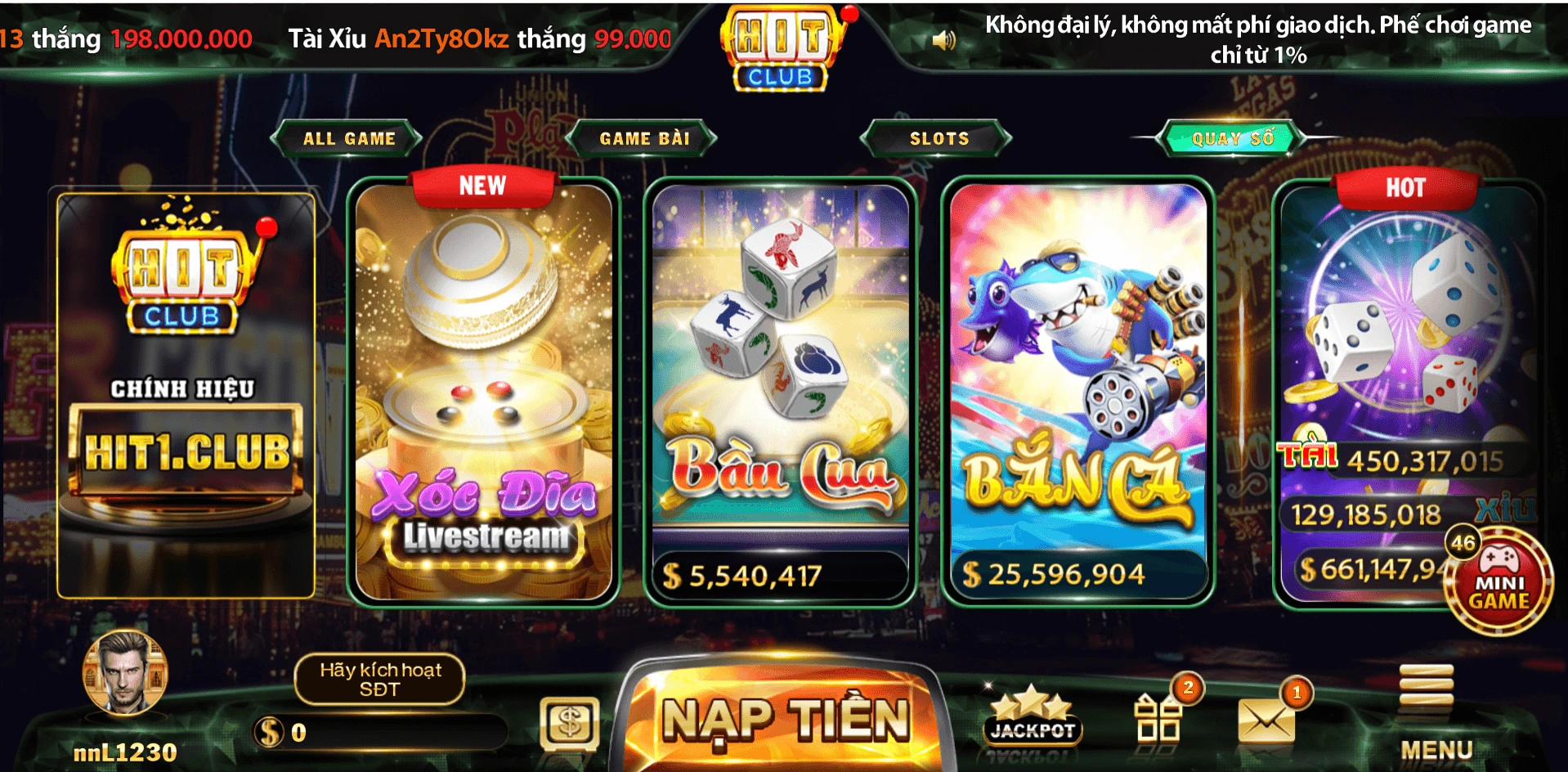 Những điều khiến Hit Club đạt được tiêu chí cổng game uy tín